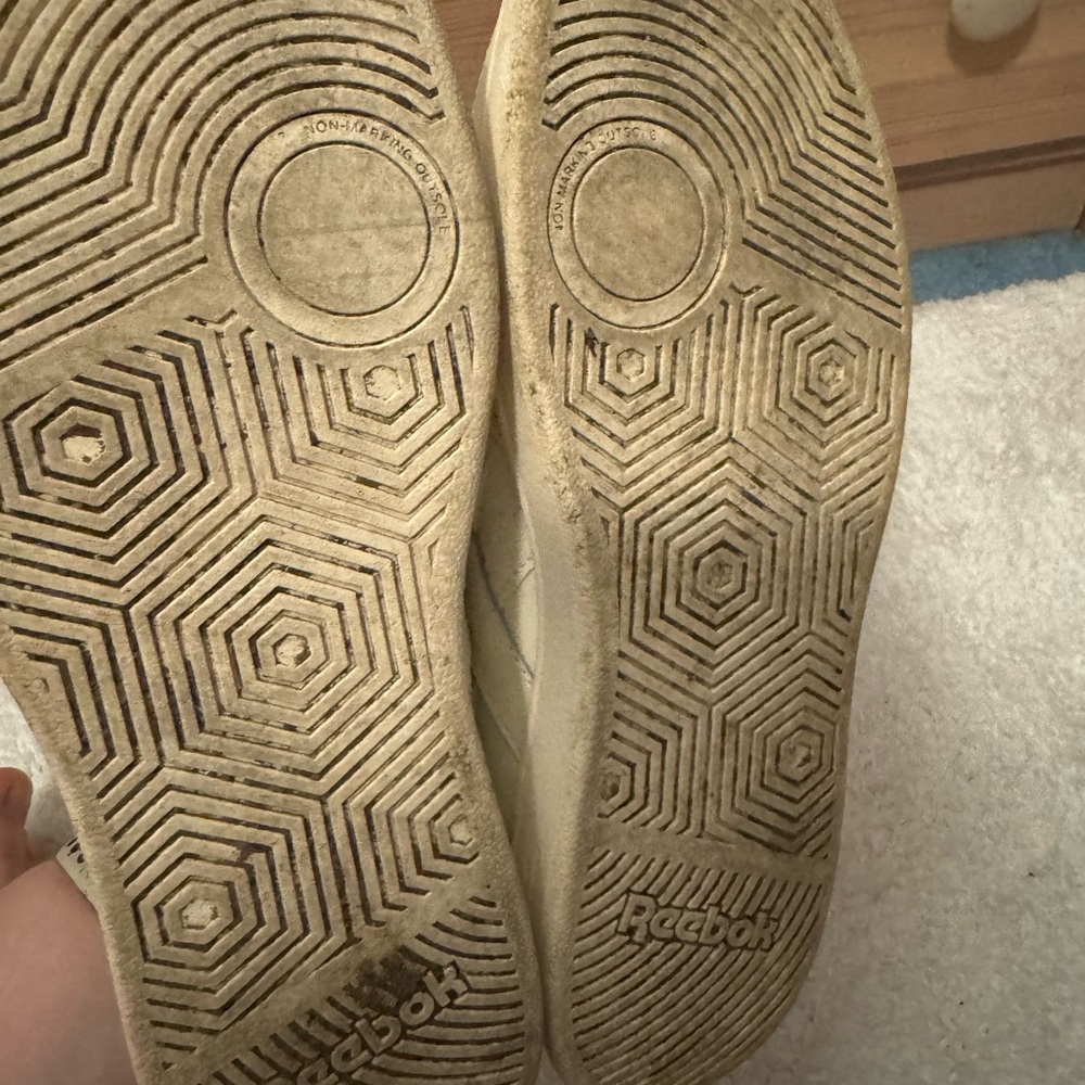 Reebok Women's Cream Sneakers - Picture 2 of 3